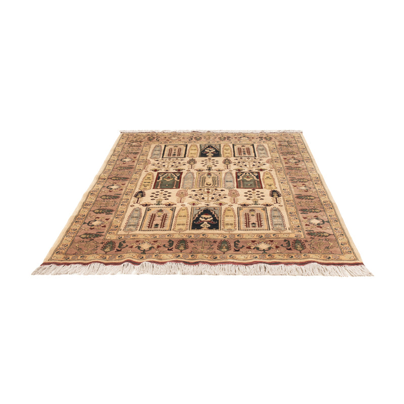 Afghan Teppich - 199 x 150 cm - beige