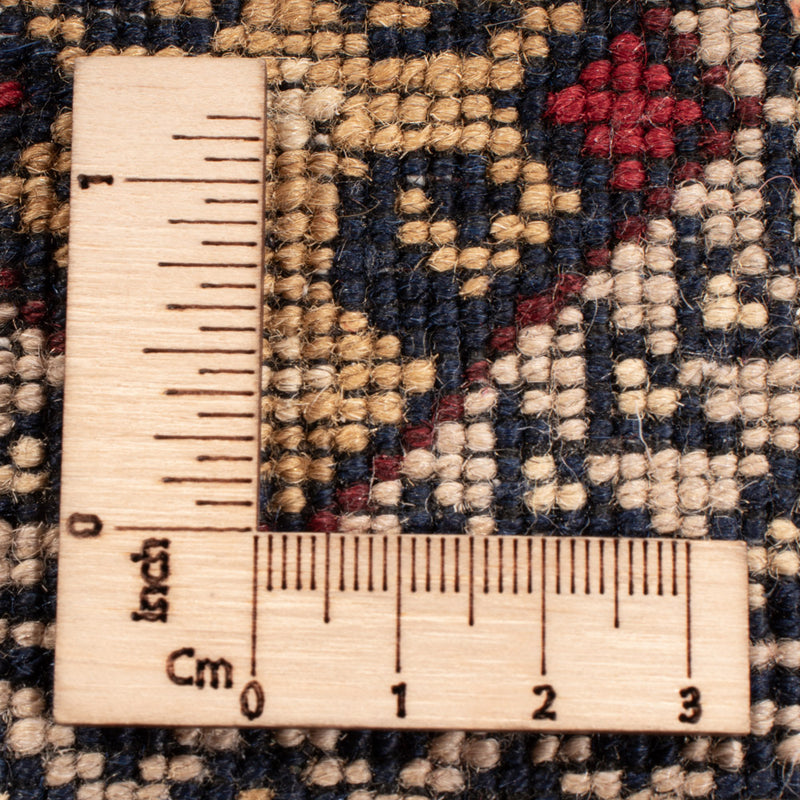 Afghan Teppich - 194 x 151 cm - hellgrau