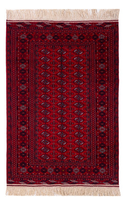 Afghan Teppich - Buchara - 194 x 133 cm - dunkelrot