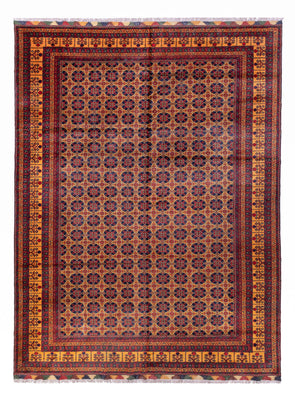 Afghan Teppich - 388 x 286 cm - dunkelbeige