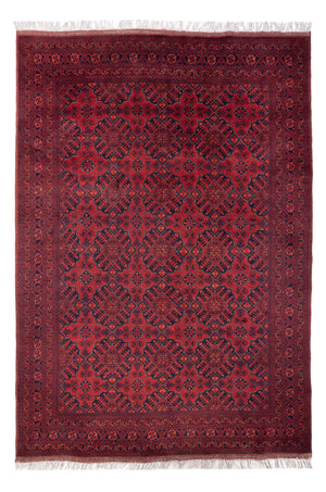 Afghan Teppich - 288 x 193 cm - rot