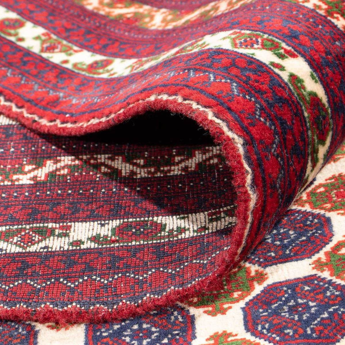 Afghan Teppich - 341 x 260 cm - beige