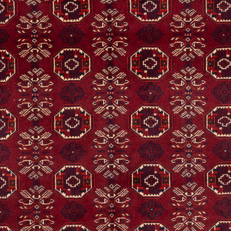 Afghan Teppich - Buchara - 280 x 188 cm - dunkelrot