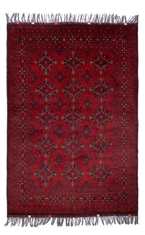 Afghan Teppich - Buchara - 293 x 194 cm - rot