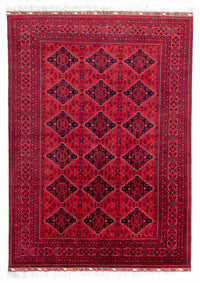 Afghan Teppich - 298 x 198 cm - rot