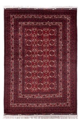 Afghan Teppich - Buchara - 290 x 201 cm - dunkelrot