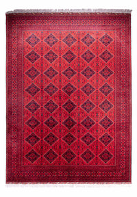 Afghan Teppich - 414 x 292 cm - rot