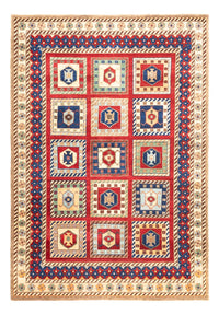Gabbeh Teppich - Loribaft Indus - 241 x 168 cm - mehrfarbig