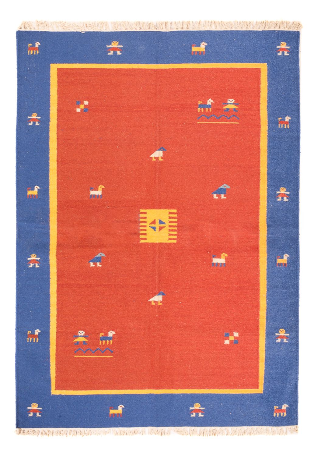 Kelim Teppich - Trendy - 200 x 140 cm - mehrfarbig