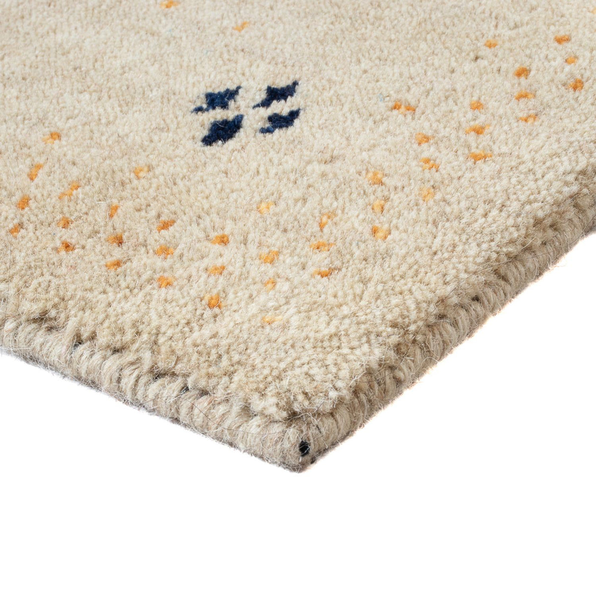 Gabbeh Teppich - Loribaft Softy - 90 x 60 cm - beige