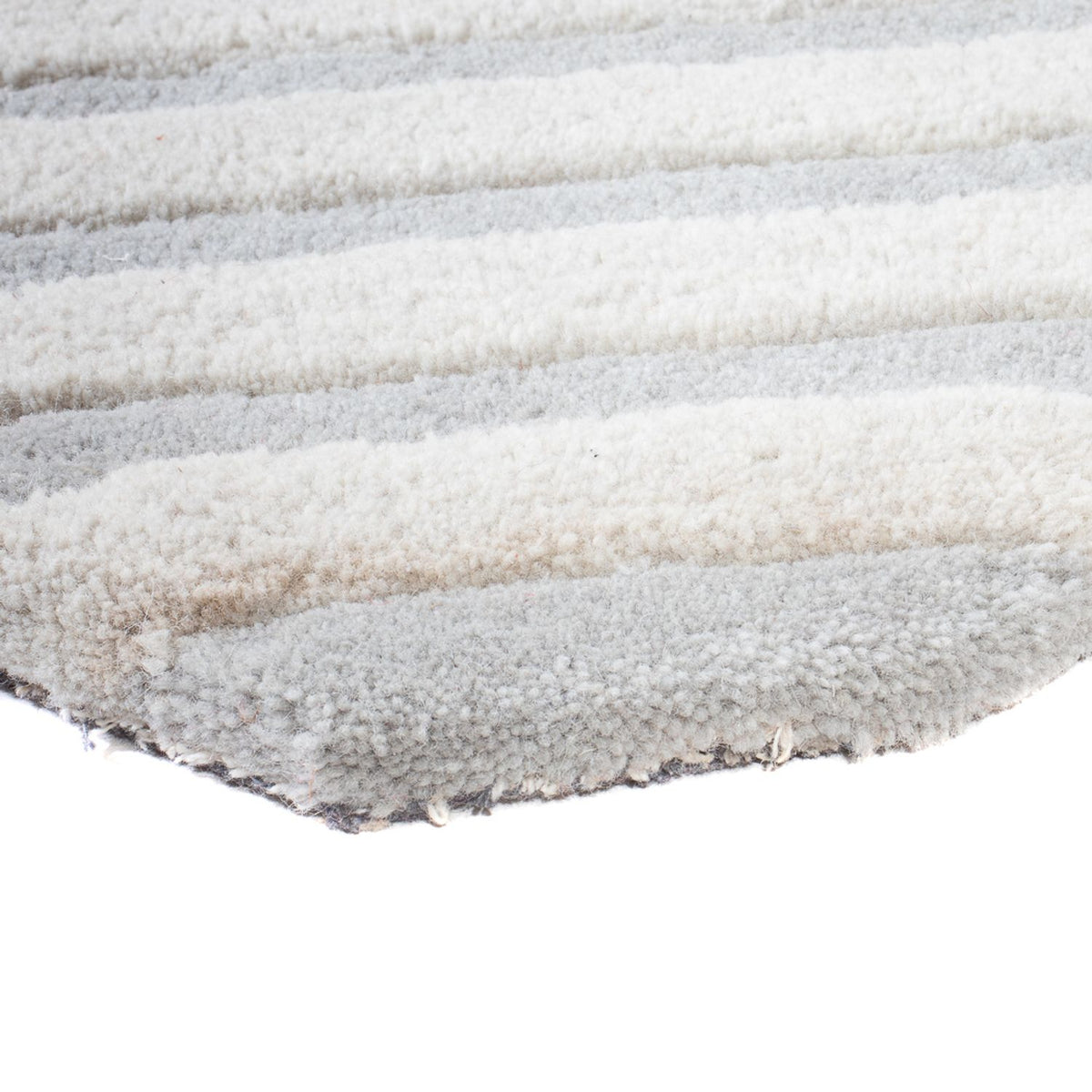 Wollteppich - 91 x 61 cm - beige