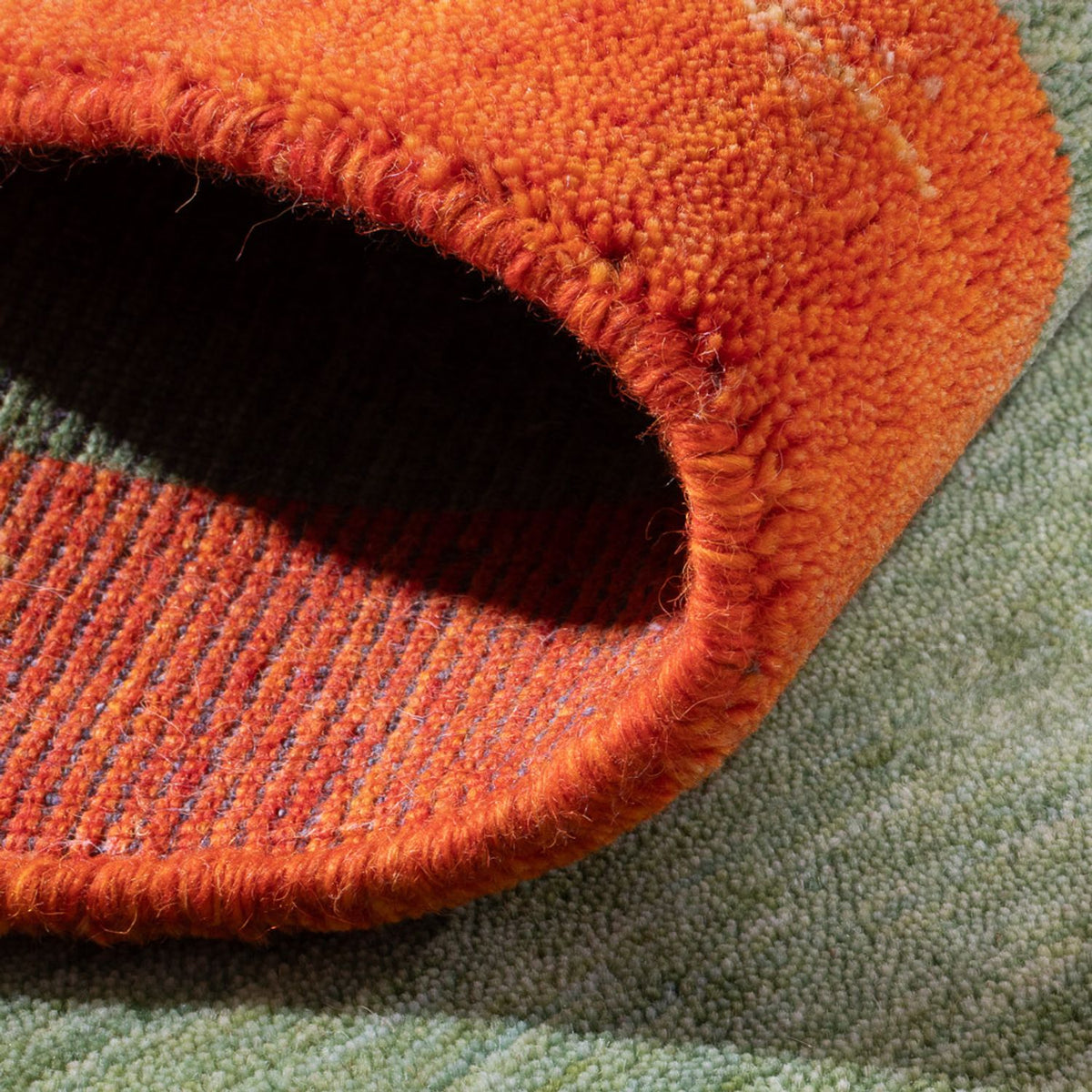 Gabbeh Teppich - Indus - 140 x 70 cm - hellgrün