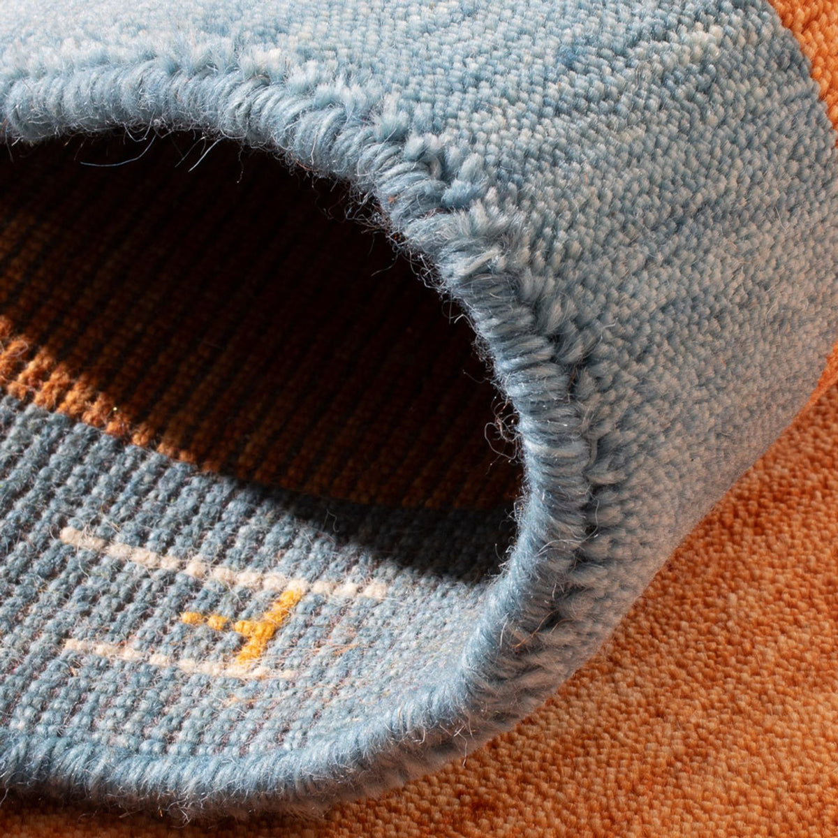 Gabbeh Teppich - Indus - 140 x 70 cm - orange