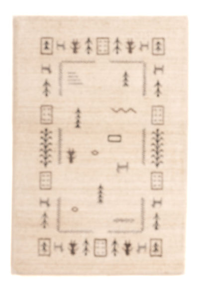 Gabbeh Teppich Indus 60x90cm - Wollteppich