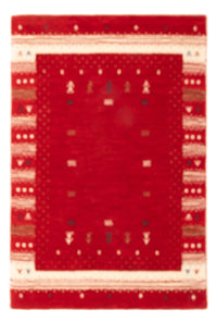 Gabbeh Teppich - Loribaft Softy - 90 x 60 cm - rot