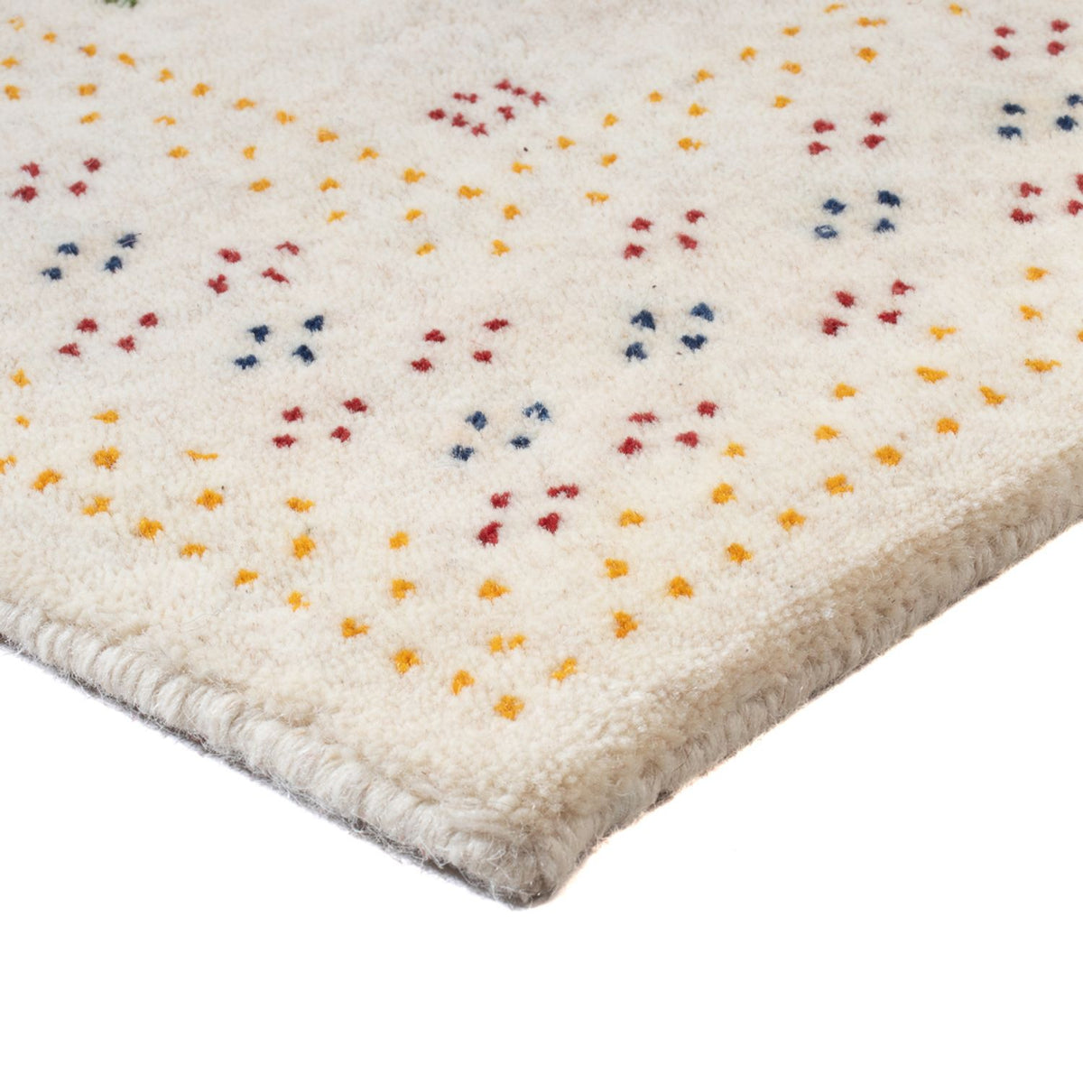 Gabbeh Teppich - Loribaft Softy - 90 x 60 cm - beige