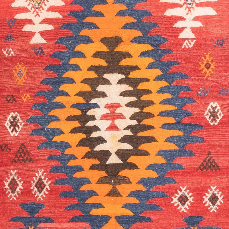 Läufer Kelim - Old - 430 x 155 cm - rot