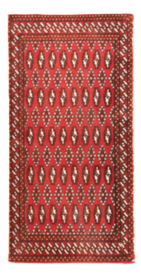Turkaman Teppich - 130 x 60 cm - rot