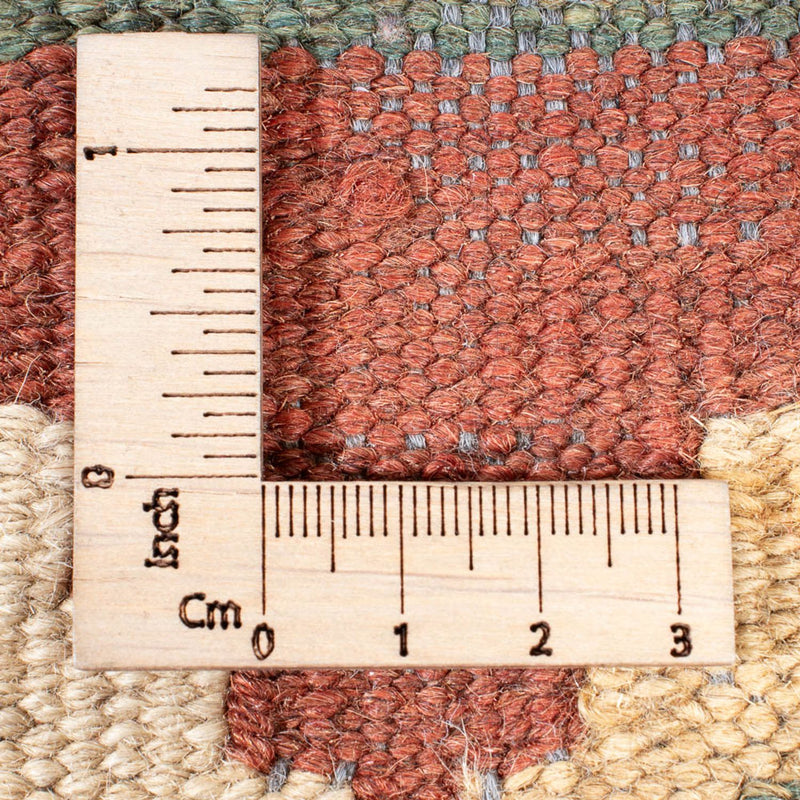 Läufer Kelim - Splash - 315 x 95 cm - hellbeige