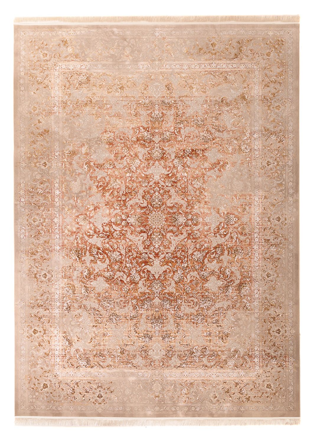Orientalischer Webteppich - 350 x 250 cm - dunkelbeige