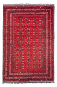 Afghan Teppich - Buchara - 278 x 191 cm - rot