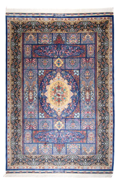 Perserteppich - Ghom - 200 x 300 cm - blau