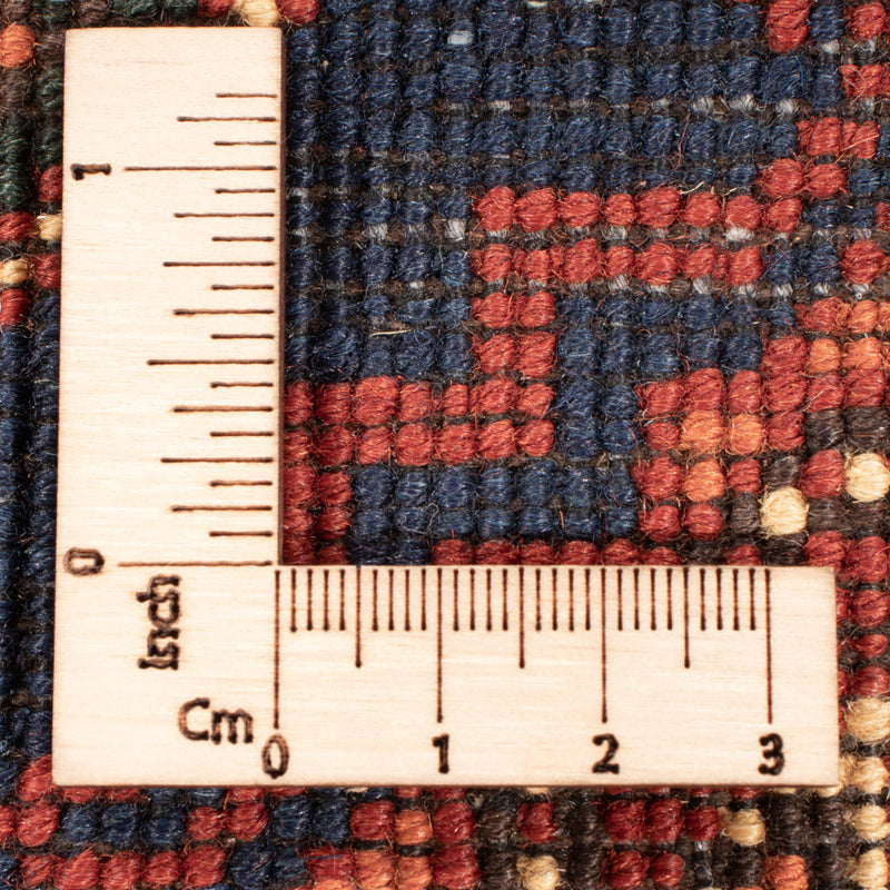 Läufer Afghan - 394 x 80 cm - dunkelrot