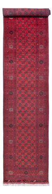 Läufer Afghan - Buchara - 479 x 89 cm - rot