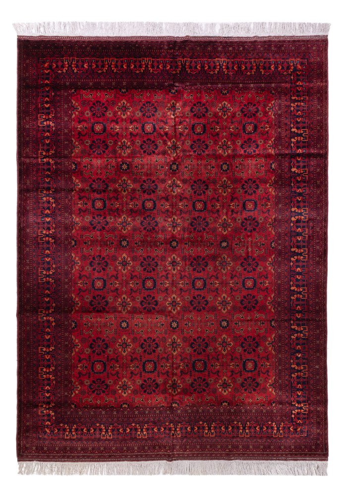 Afghan Teppich - 350 x 256 cm - rot