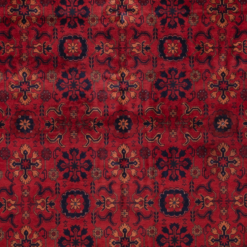 Afghan Teppich - 350 x 256 cm - rot