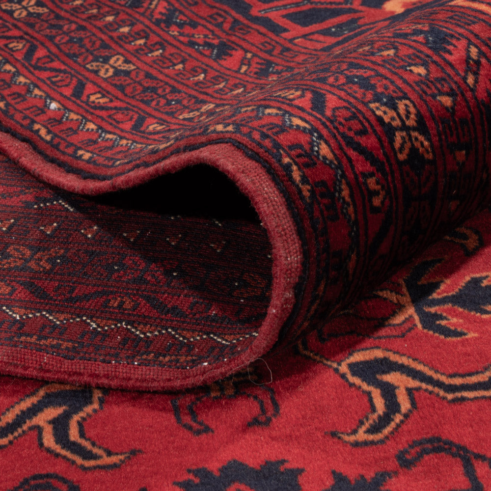 Afghan Teppich - 350 x 256 cm - rot