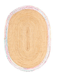 Juteteppich - Dreors - oval