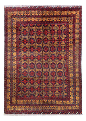 Afghan Teppich - 333 x 240 cm - dunkelbeige