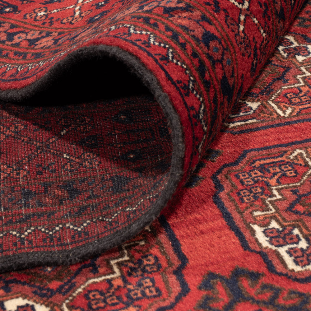 Afghan Teppich - Buchara - 334 x 252 cm - dunkelrot