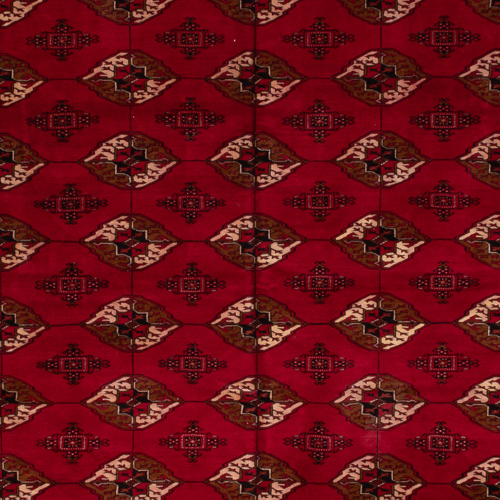 Afghan Teppich - Buchara - 382 x 300 cm - rot