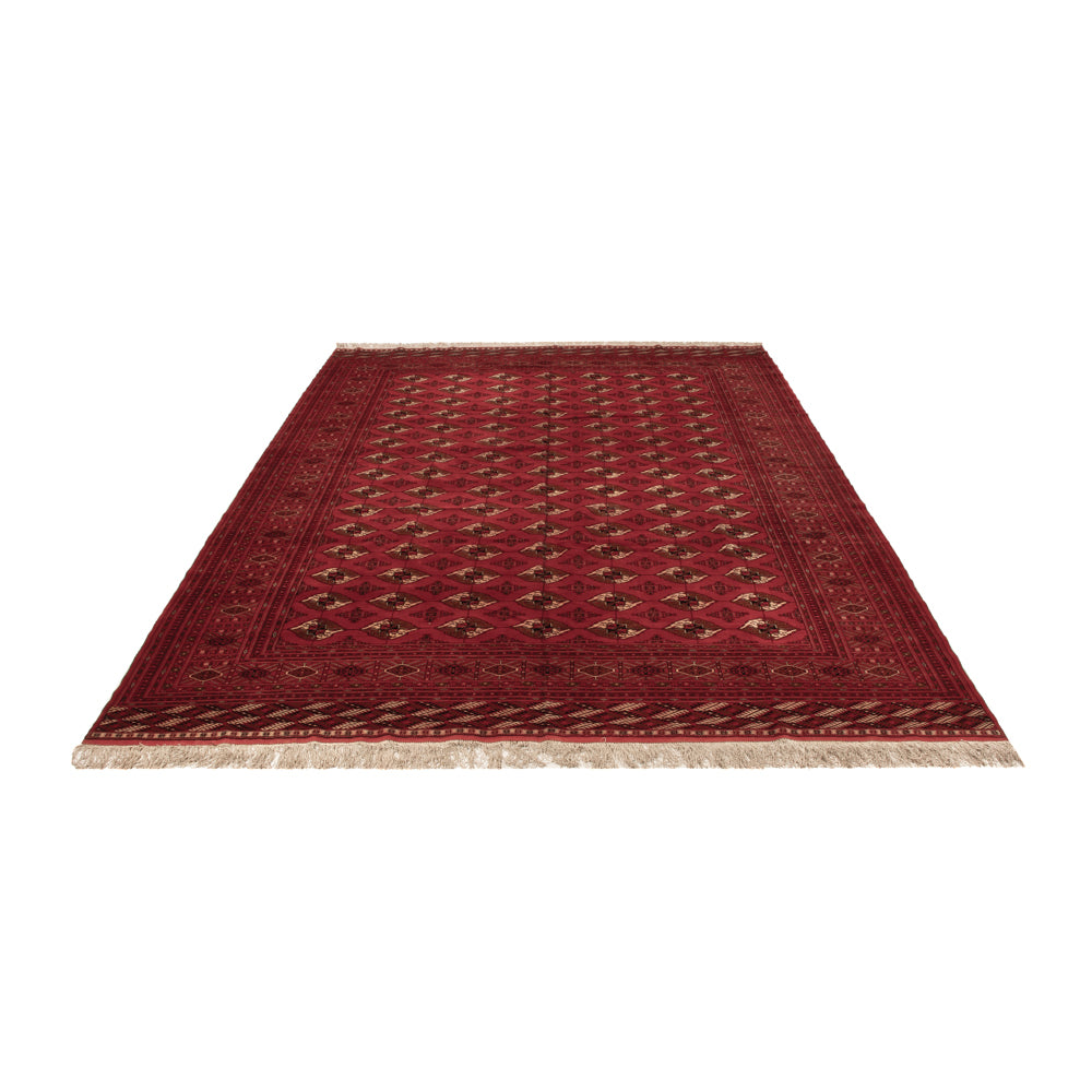 Afghan Teppich - Buchara - 382 x 300 cm - rot
