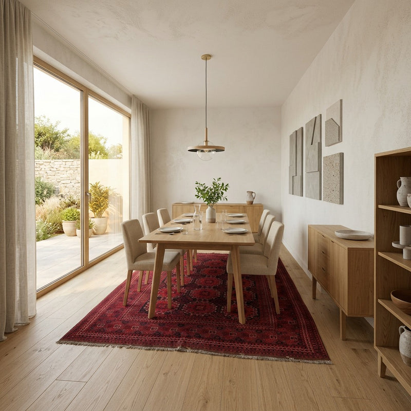 Afghan Teppich 335x240cm - Orientteppich