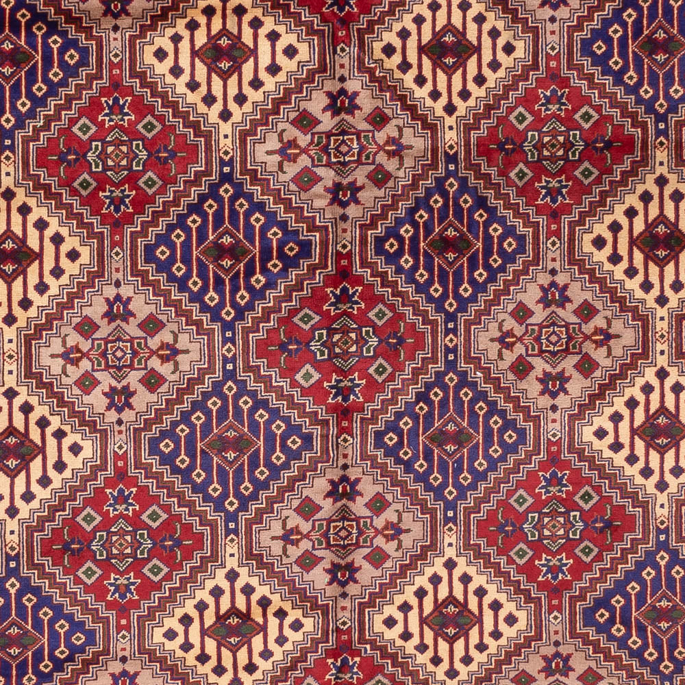 Läufer Afghan - 403 x 296 cm - dunkelbeige