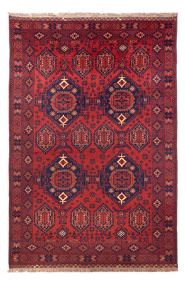 Afghan Teppich - 303 x 200 cm - rot