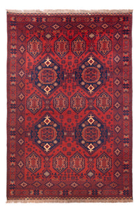 Afghan Teppich - 303 x 200 cm - rot