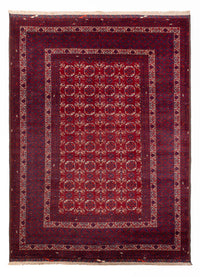 Afghan Teppich - Buchara - 283 x 198 cm - dunkelgrau