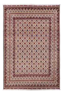 Afghan Teppich - 281 x 194 cm - hellbeige