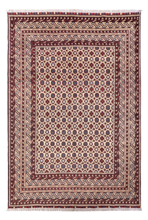Afghan Teppich - 281 x 194 cm - hellbeige
