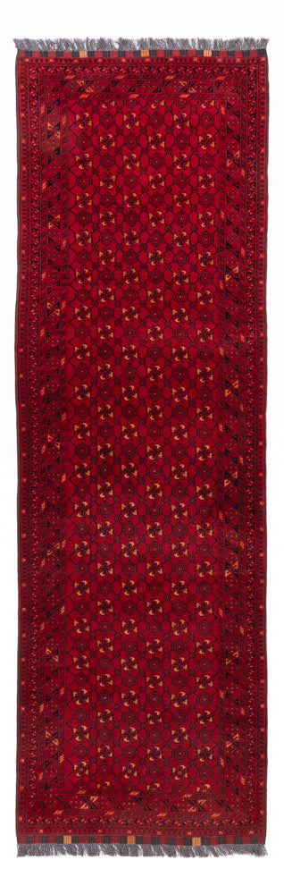 Läufer Afghan - Buchara - 273 x 86 cm - rot