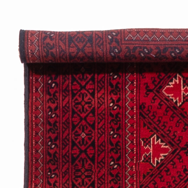 Afghan Teppich 390x77cm - Orientteppich