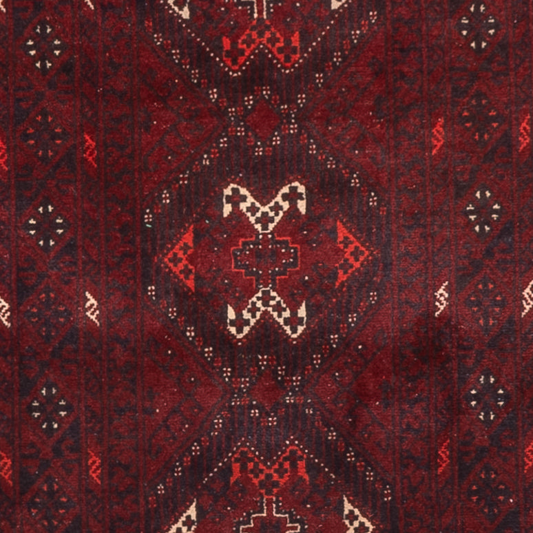 Läufer Afghan - 295 x 79 cm - rot