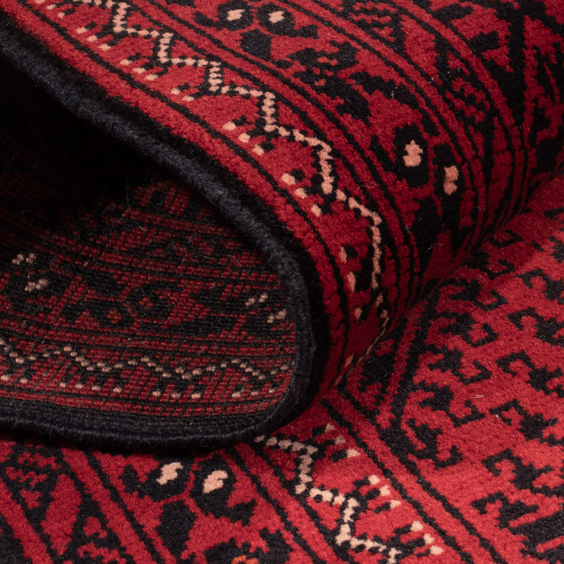 Läufer Afghan - 388 x 77 cm - rot