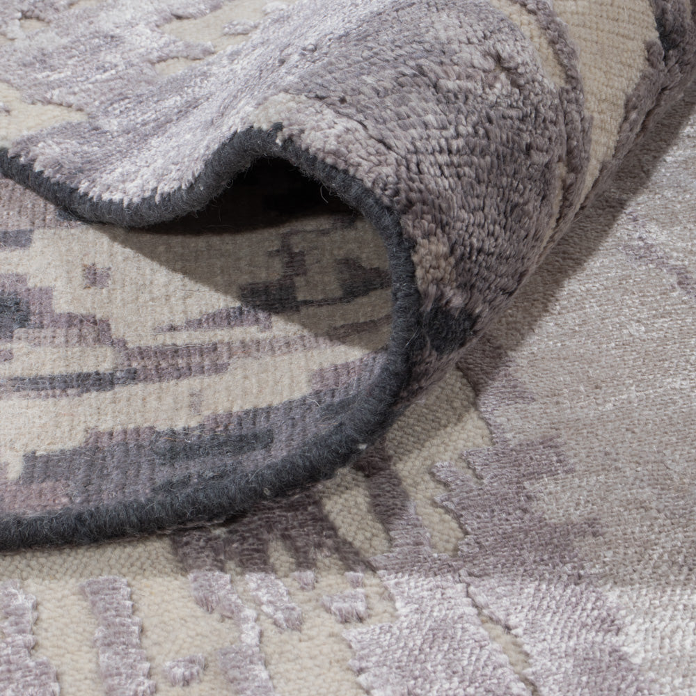 Designer Teppich - 296 x 205 cm - schwarz