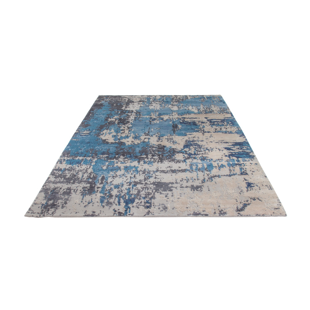 Designer Teppich - 298 x 205 cm - blau