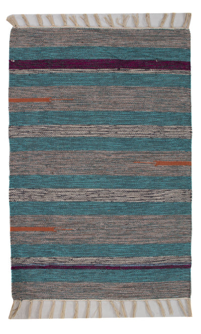 Kelim Modern Teppich 60x90cm - mehrfarbig